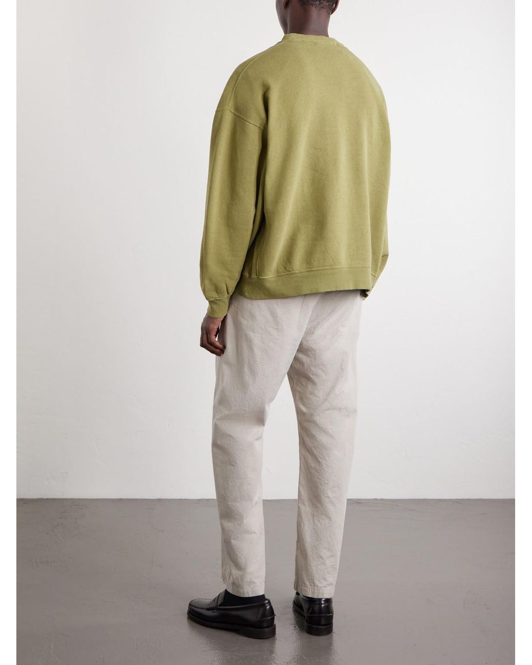 Remi Relief Green Colorado Printed Cotton-Jersey Sweatshirt for men