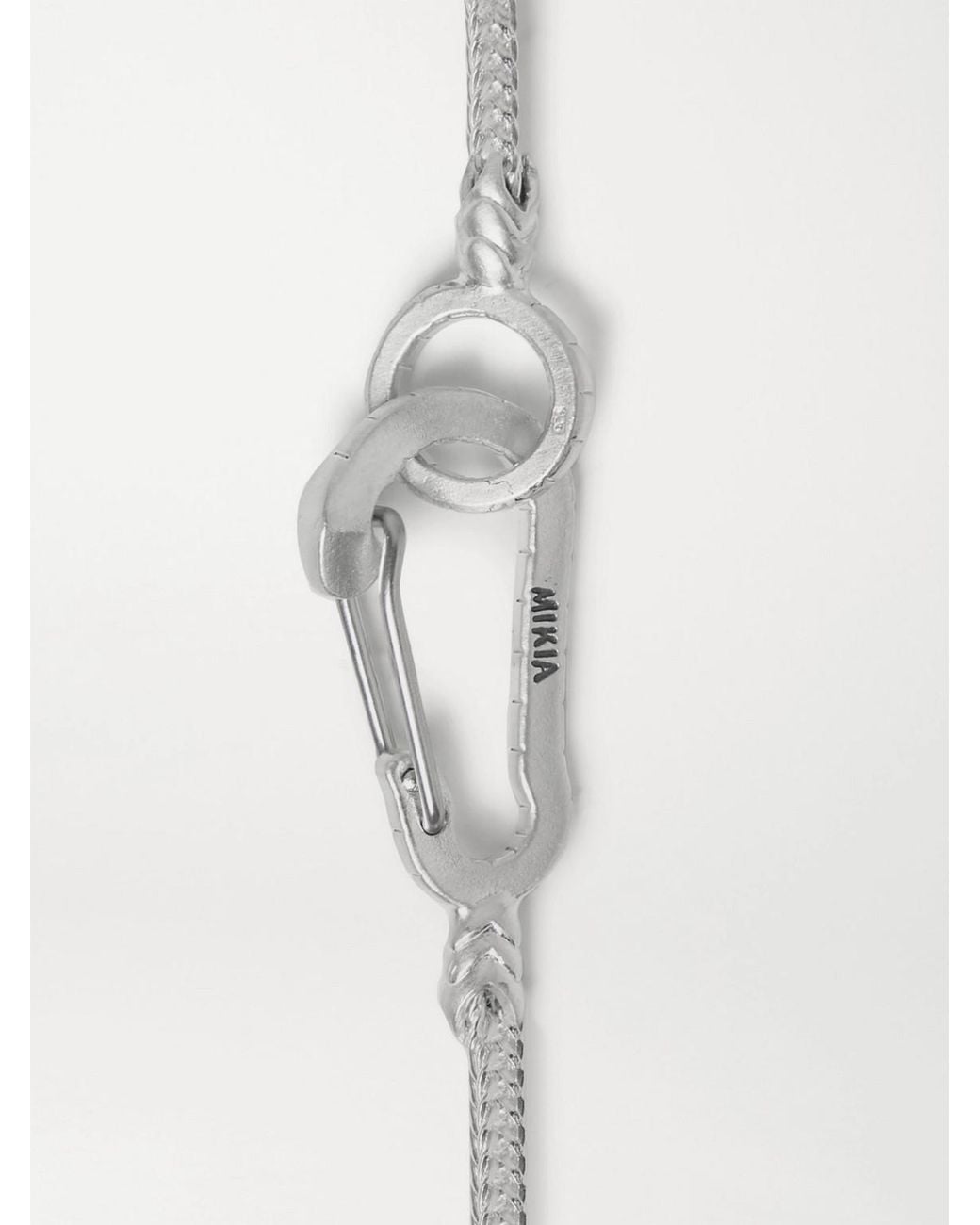 Mikia Natural Sterling Silver Bracelet for men