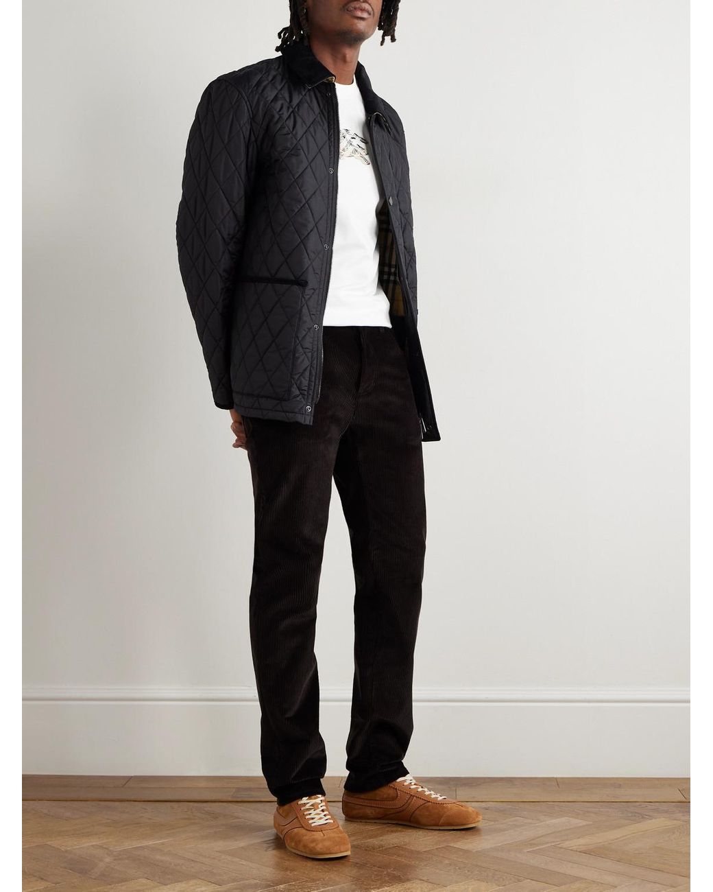 Burberry White T-Shirt "Seth" for men