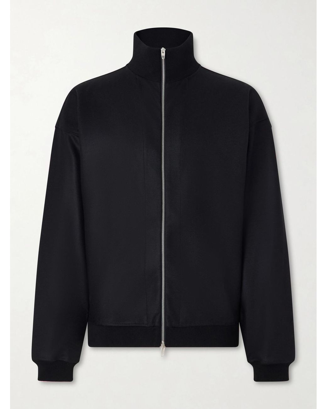 Jil Sander Black Wool-Felt Jacket for men