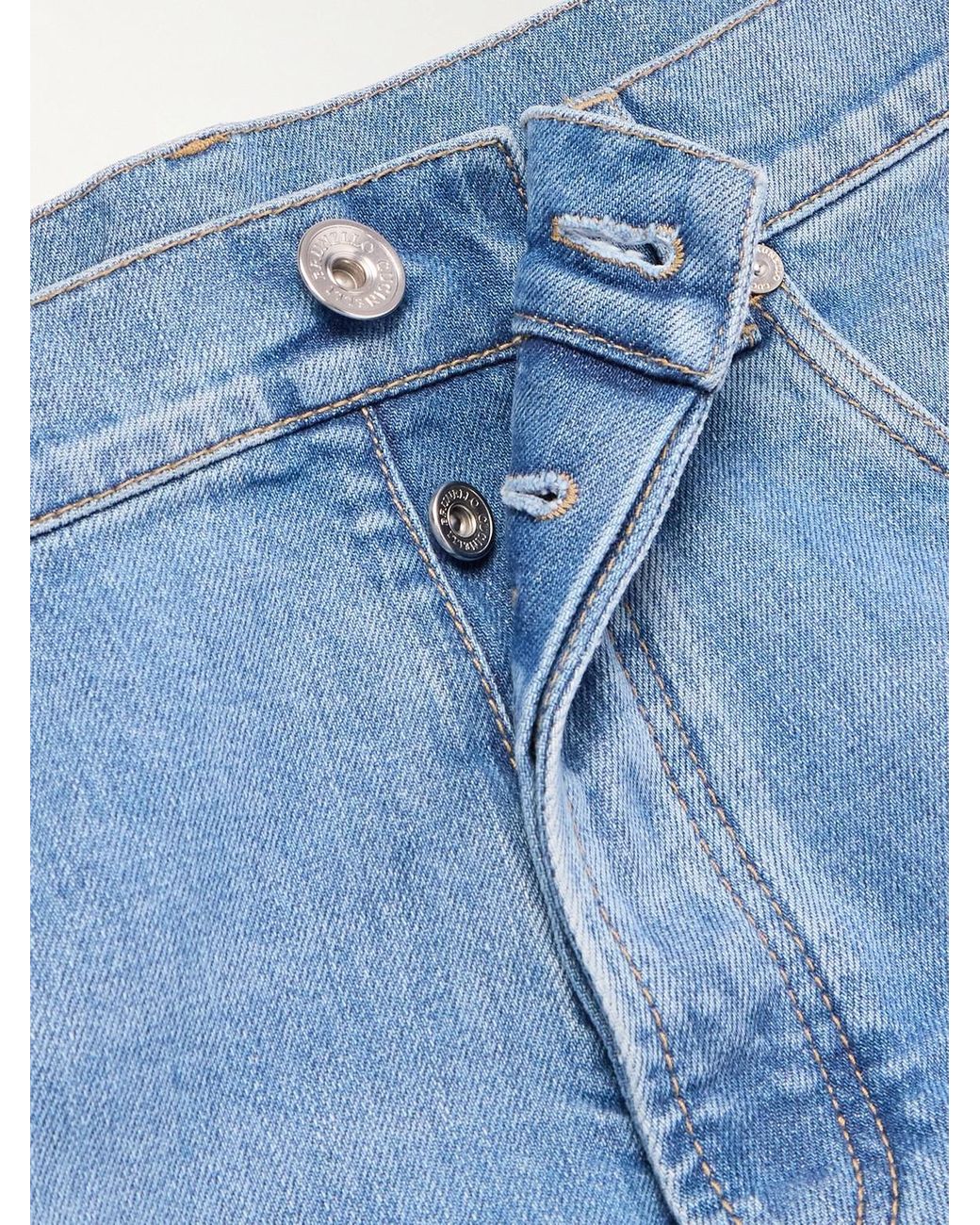 Brunello Cucinelli Blue Iconic Slim-Fit Stretch Jeans for men