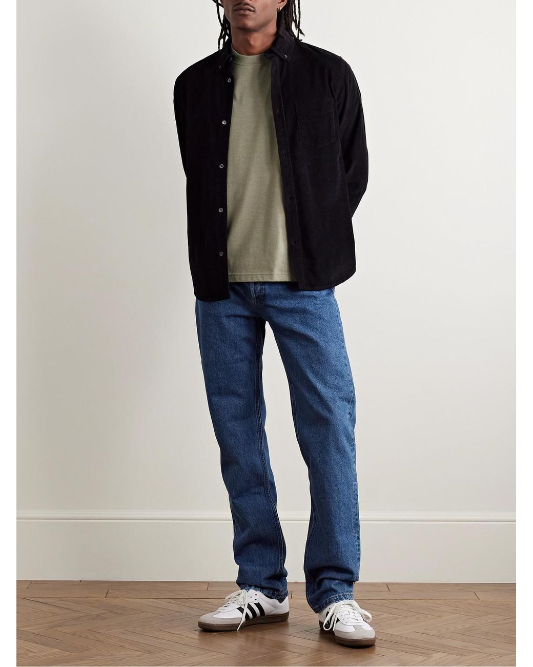 A.P.C. Blue New Standard Straight-Leg Organic Jeans for men