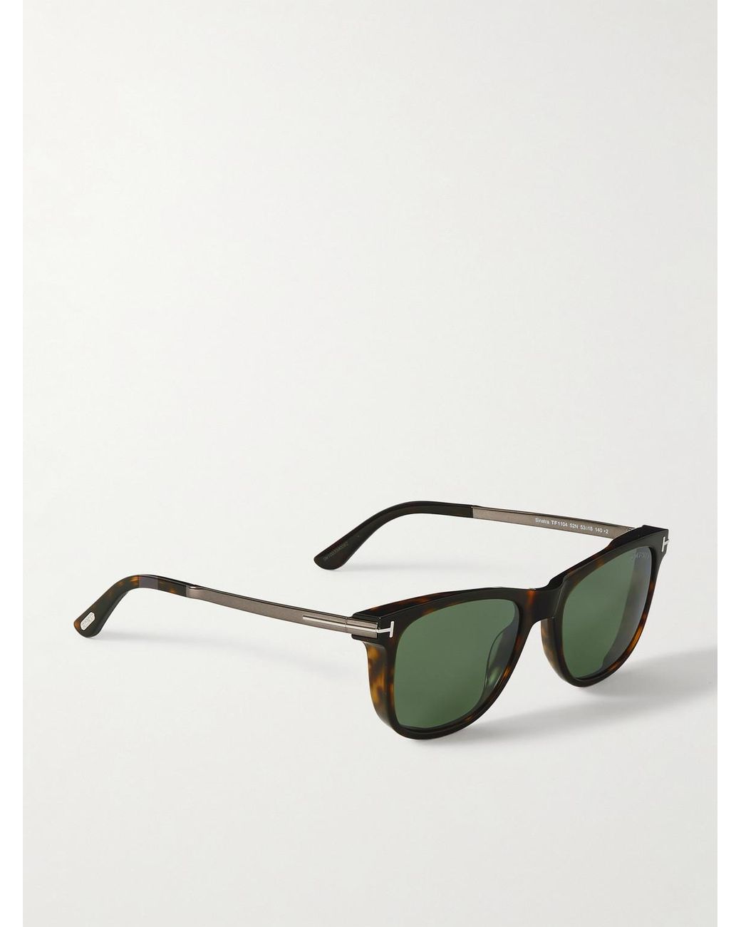 Tom Ford Green Sinatra D-Frame Acetate And-Tone Sunglasses for men