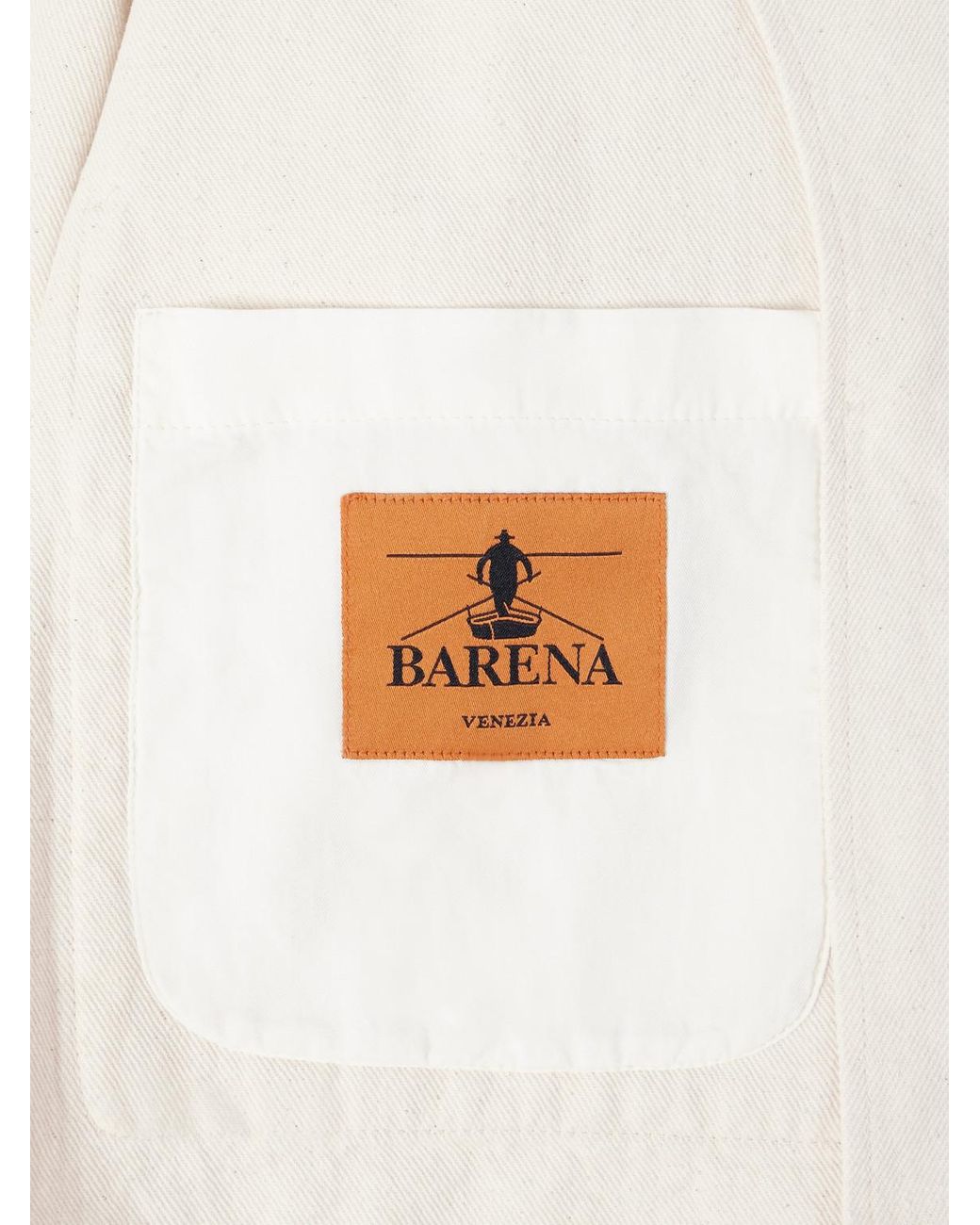 Barena Natural Cotton-Drill Suit Jacket for men