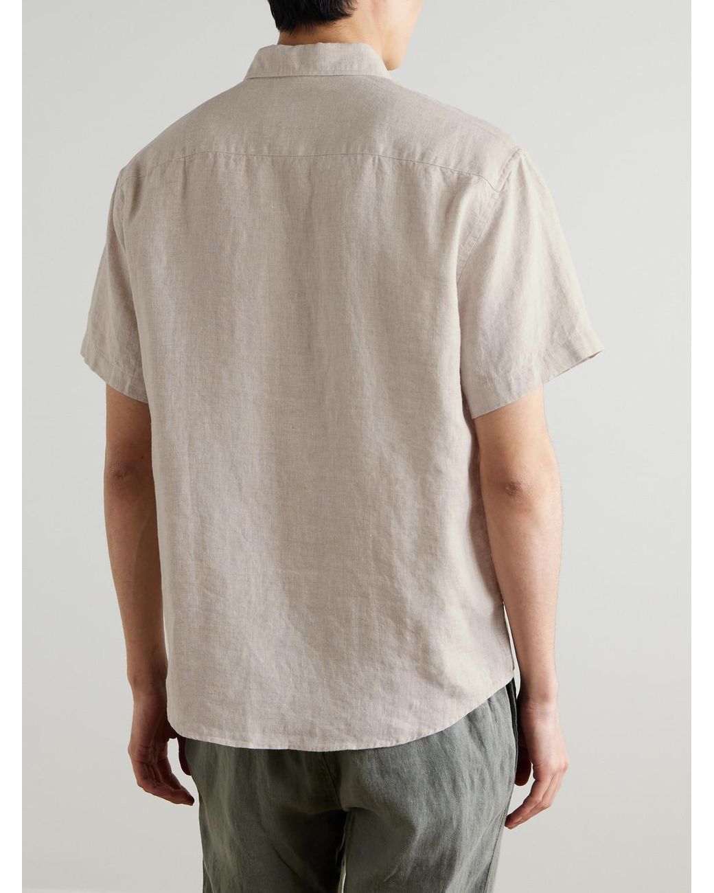 NN07 Natural Deon 5708 Linen Shirt for men