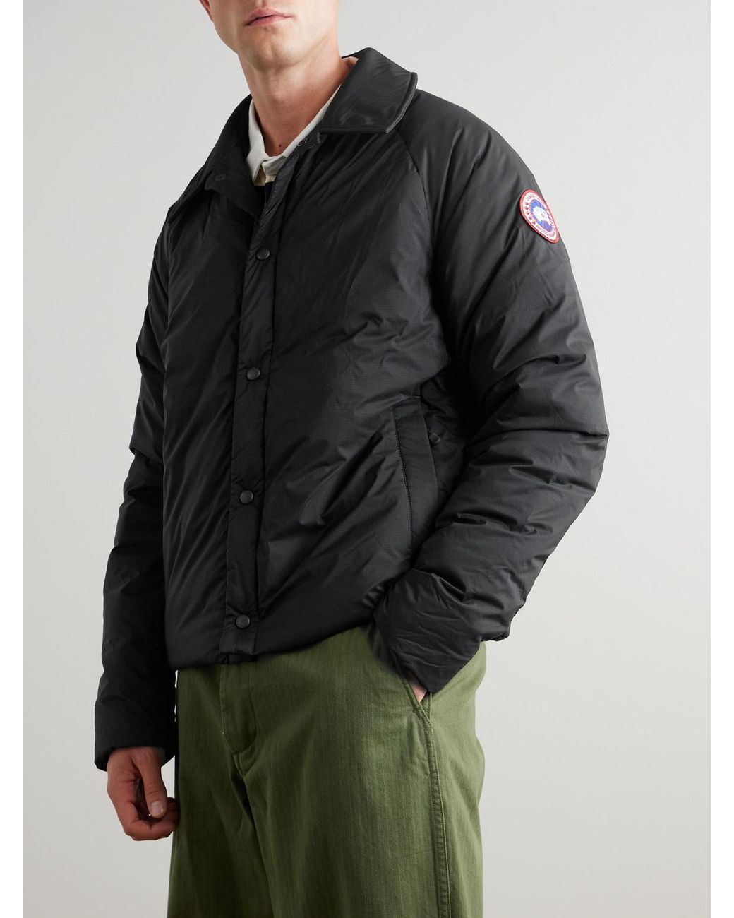 Canada Goose Blue Lodge Padded Ripstop Down Jacket for men