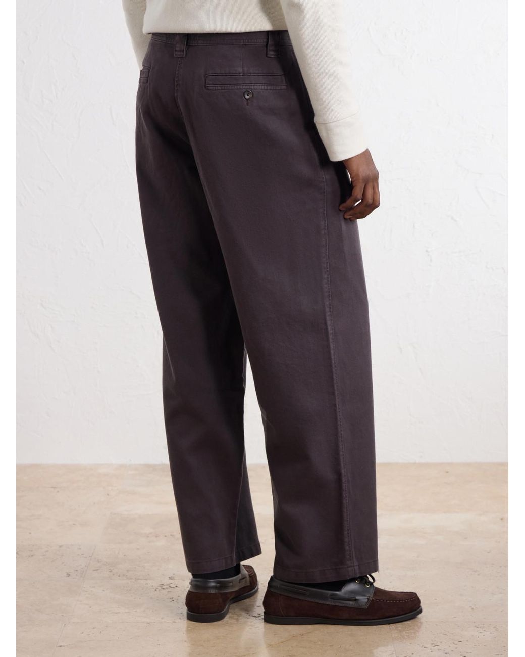 Corridor NYC Blue Wide-Leg Cotton-Twill Trousers for men