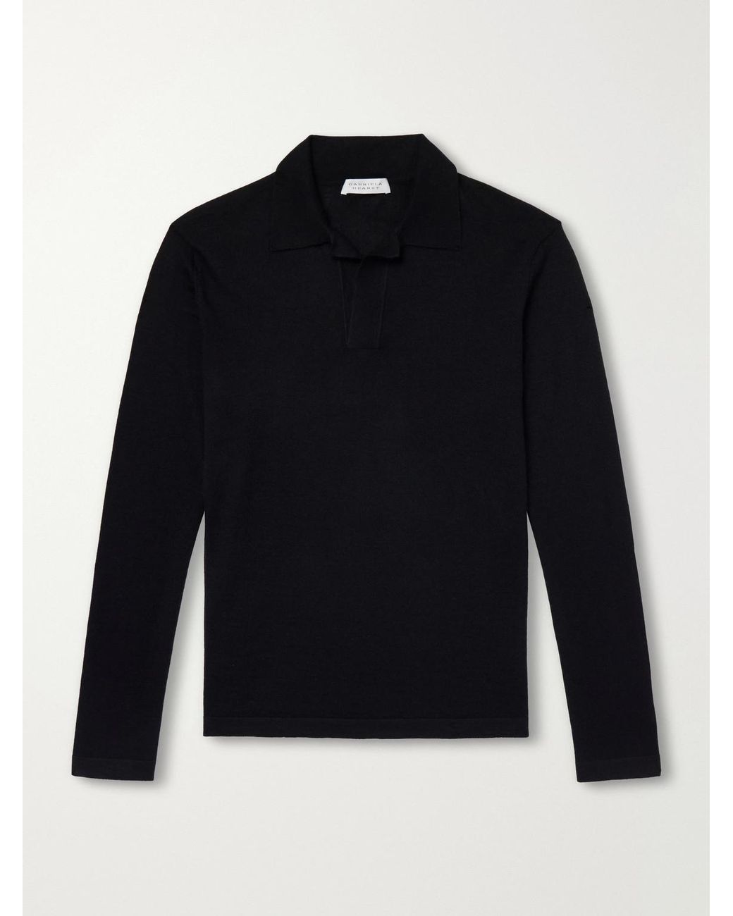 Gabriela Hearst Blue Frome Cashmere Polo Shirt for men