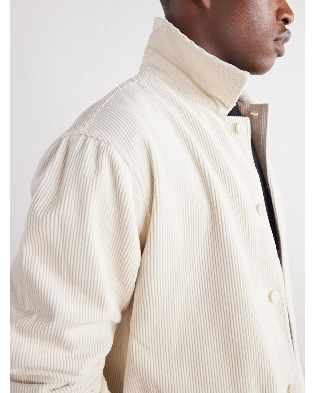 NN07 Natural Morgan 50004 Organic Cotton-Corduroy Jacket for men