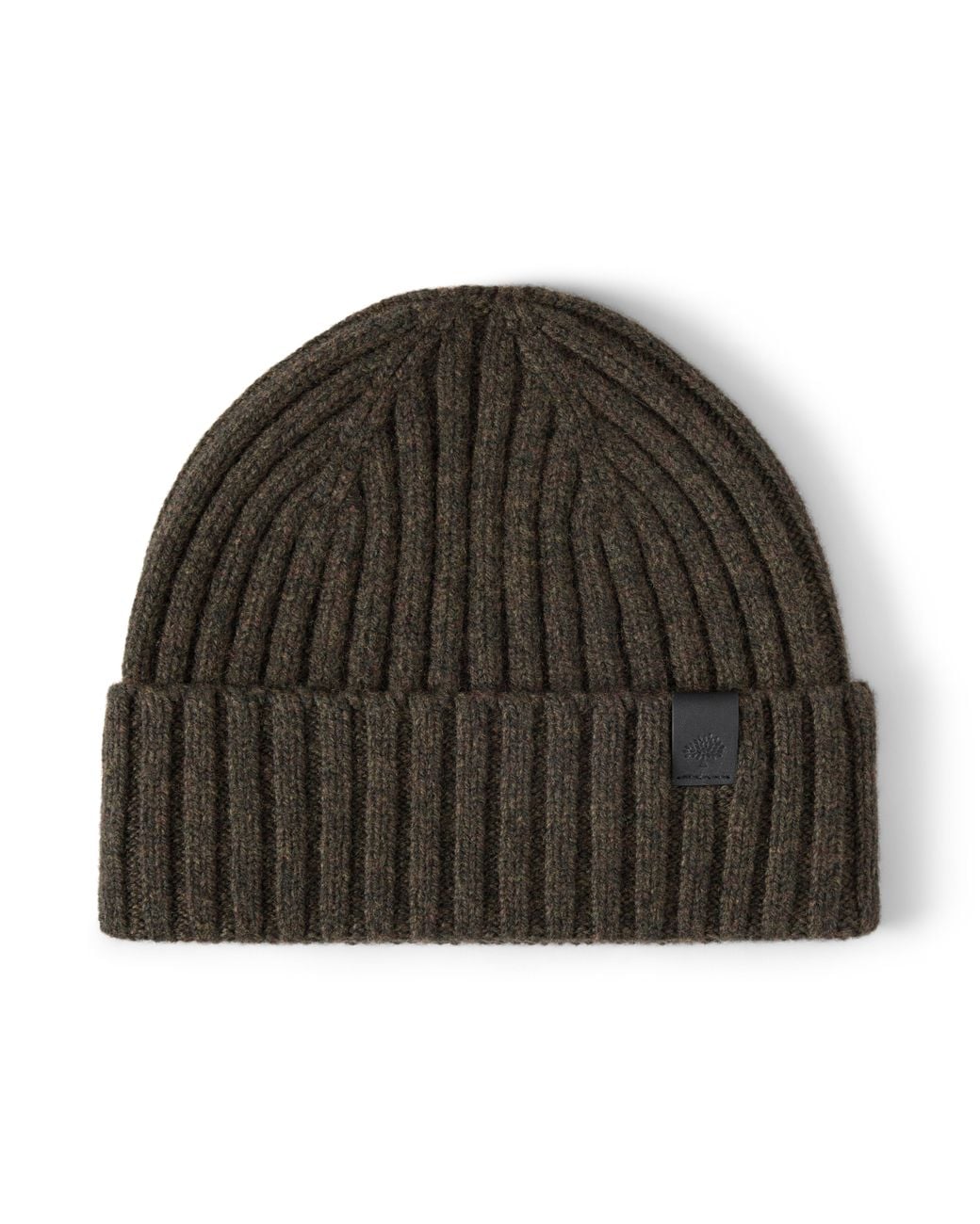 Mulberry Green Ribbed Knit Beanie Juniper for men