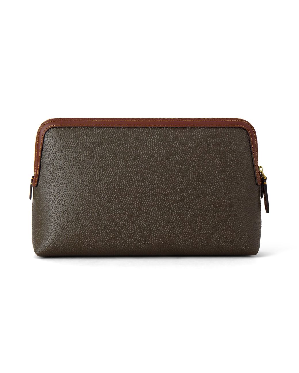Mulberry Brown Medium Cosmetic Pouch Mole-Cognac