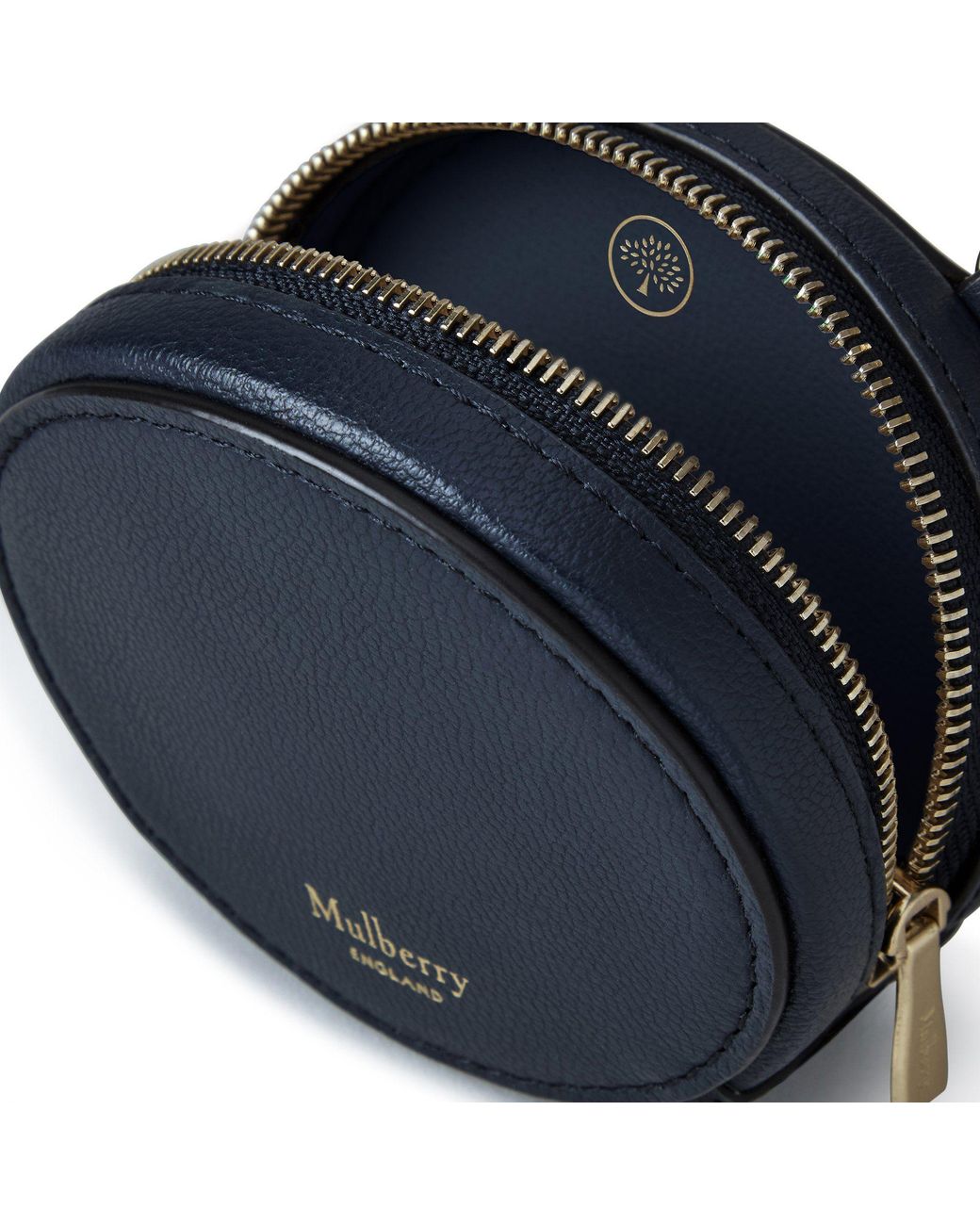 Mulberry Blue Zipped Case Keyring Night Sky