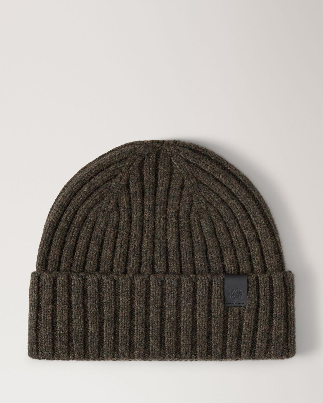 Mulberry Green Ribbed Knit Beanie Juniper for men
