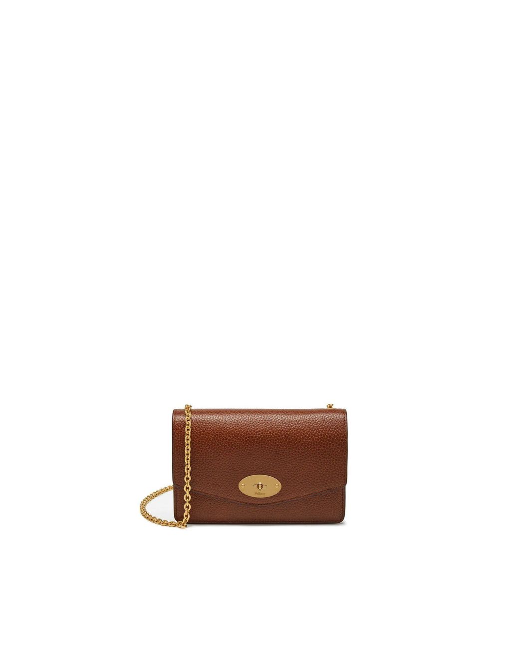 Mulberry Brown Small Darley Oak Natural Grain Leather