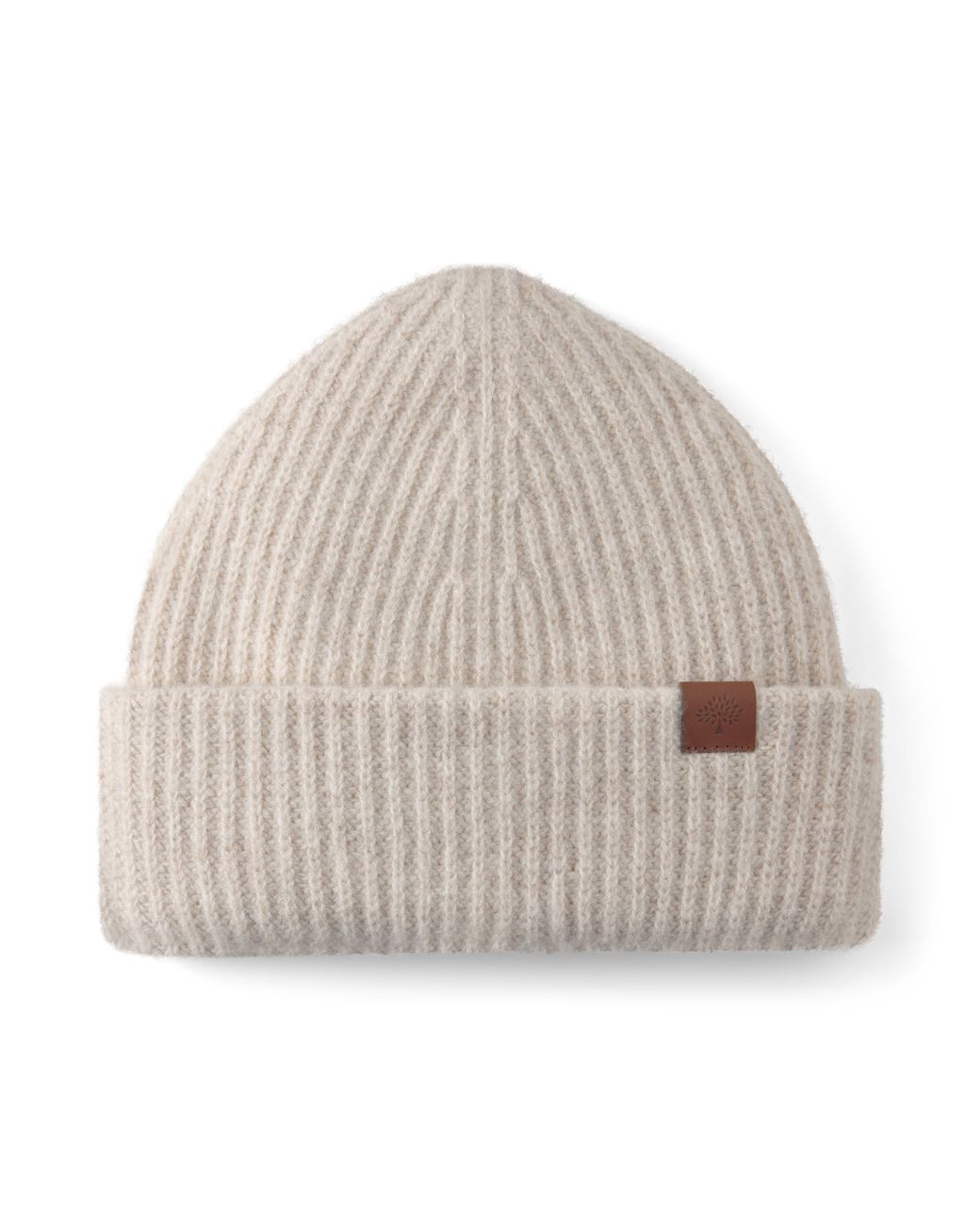 Mulberry Natural Chunky Ribbed Beanie Oat