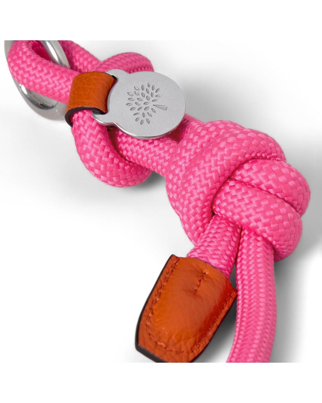 Mulberry Red Rope Keyring