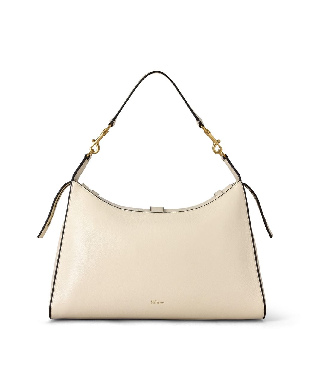 Mulberry Natural Leather Roxanne Shoulder Bag Eggshell