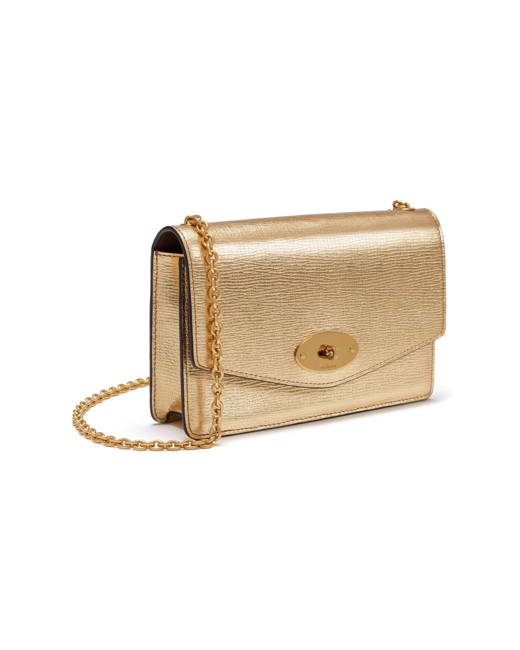 Mulberry Small Darley in Metallic Lyst
