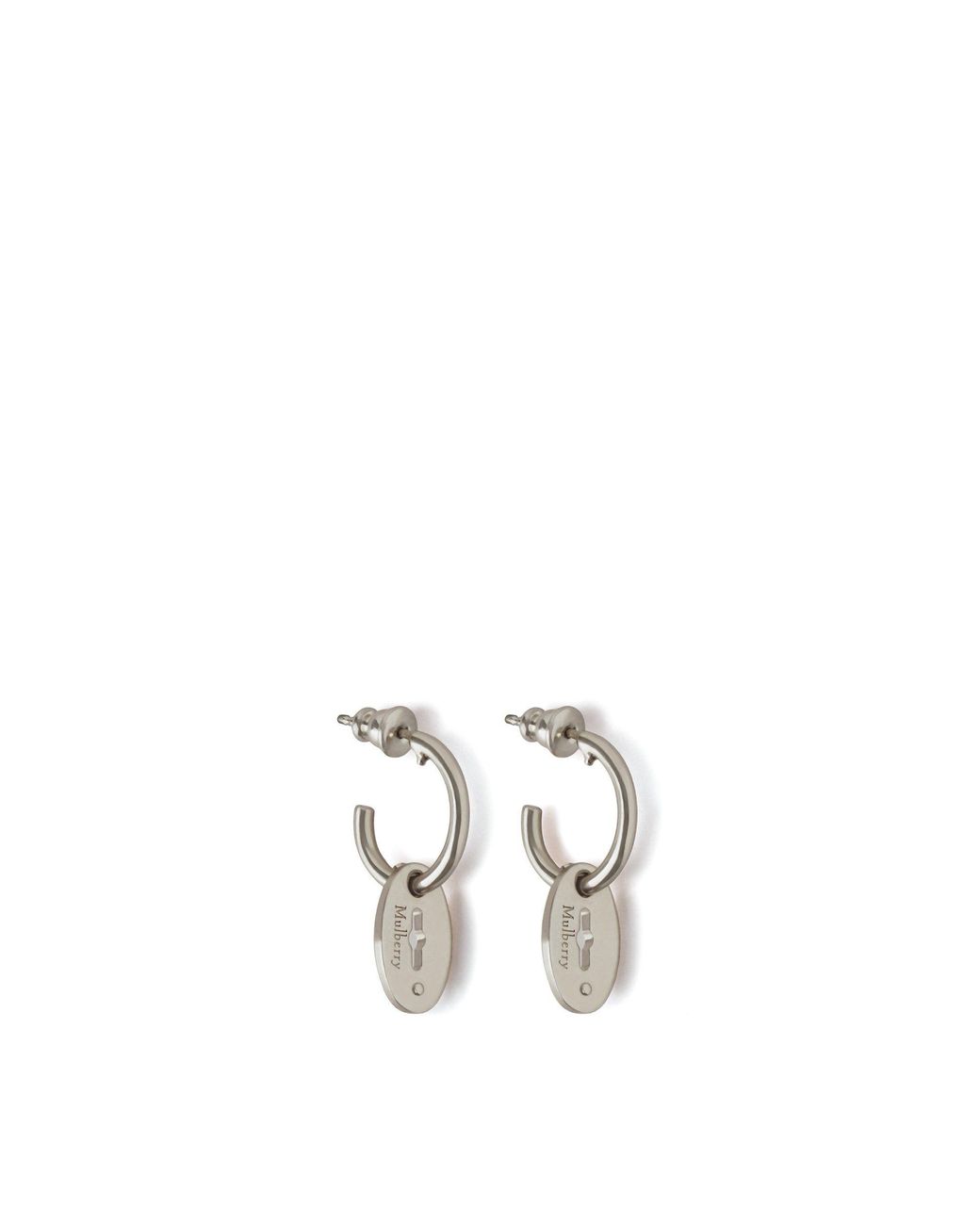 Mulberry Metallic Bayswater Hoop Earrings