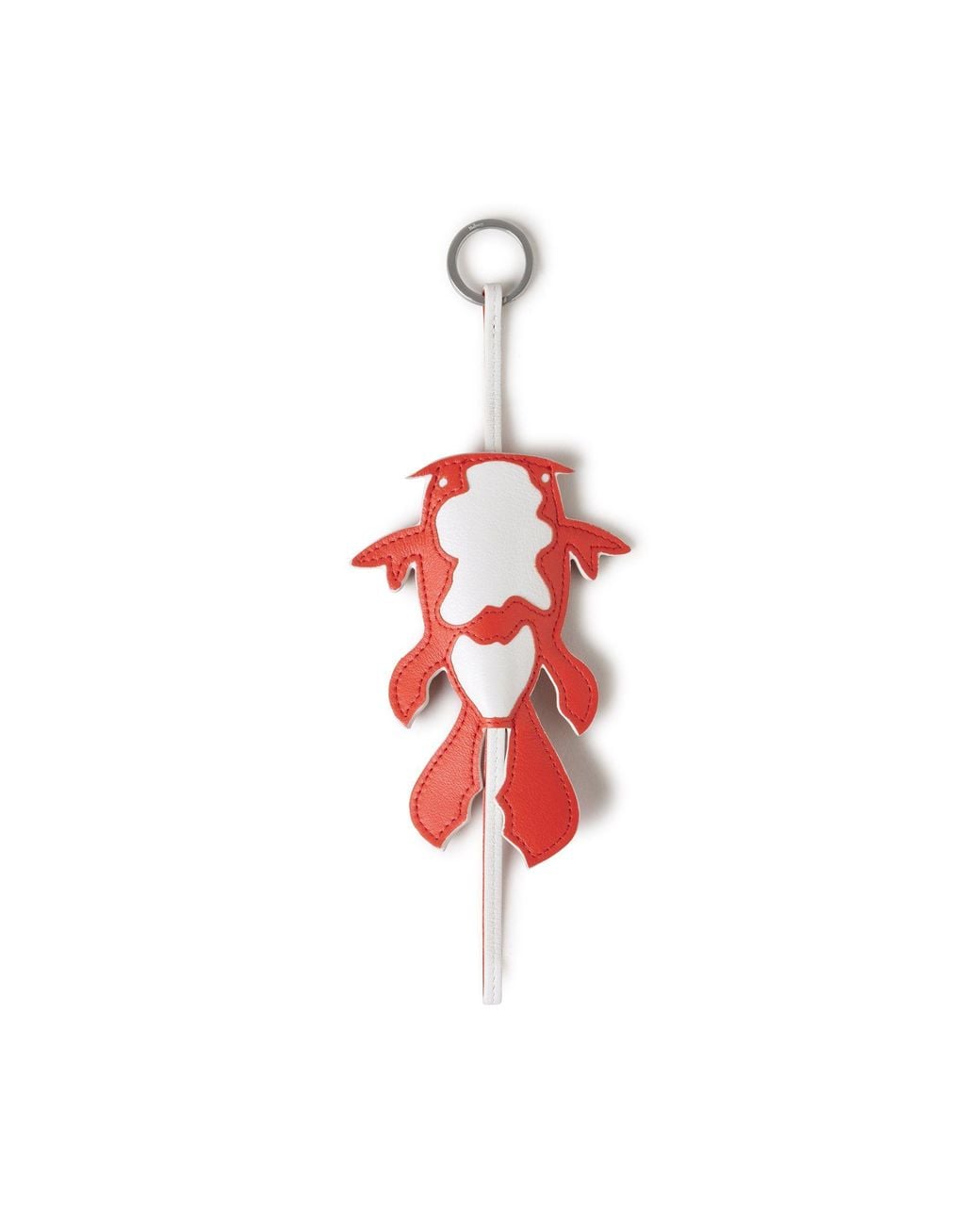 Mulberry Red Koi Fish Keyring Coral