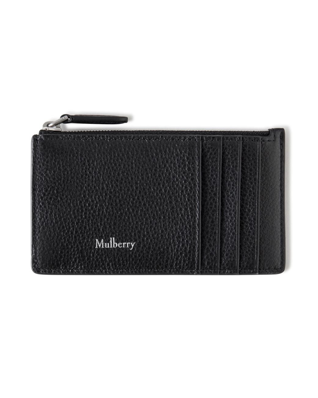 Mulberry Black Continental Long Zipped Card Holder