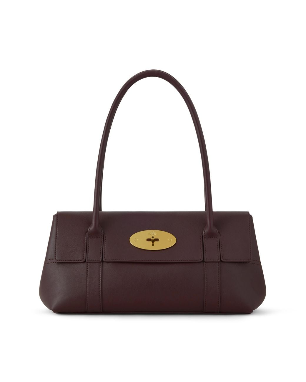 Mulberry Purple Leather East West Bayswater Oxblood