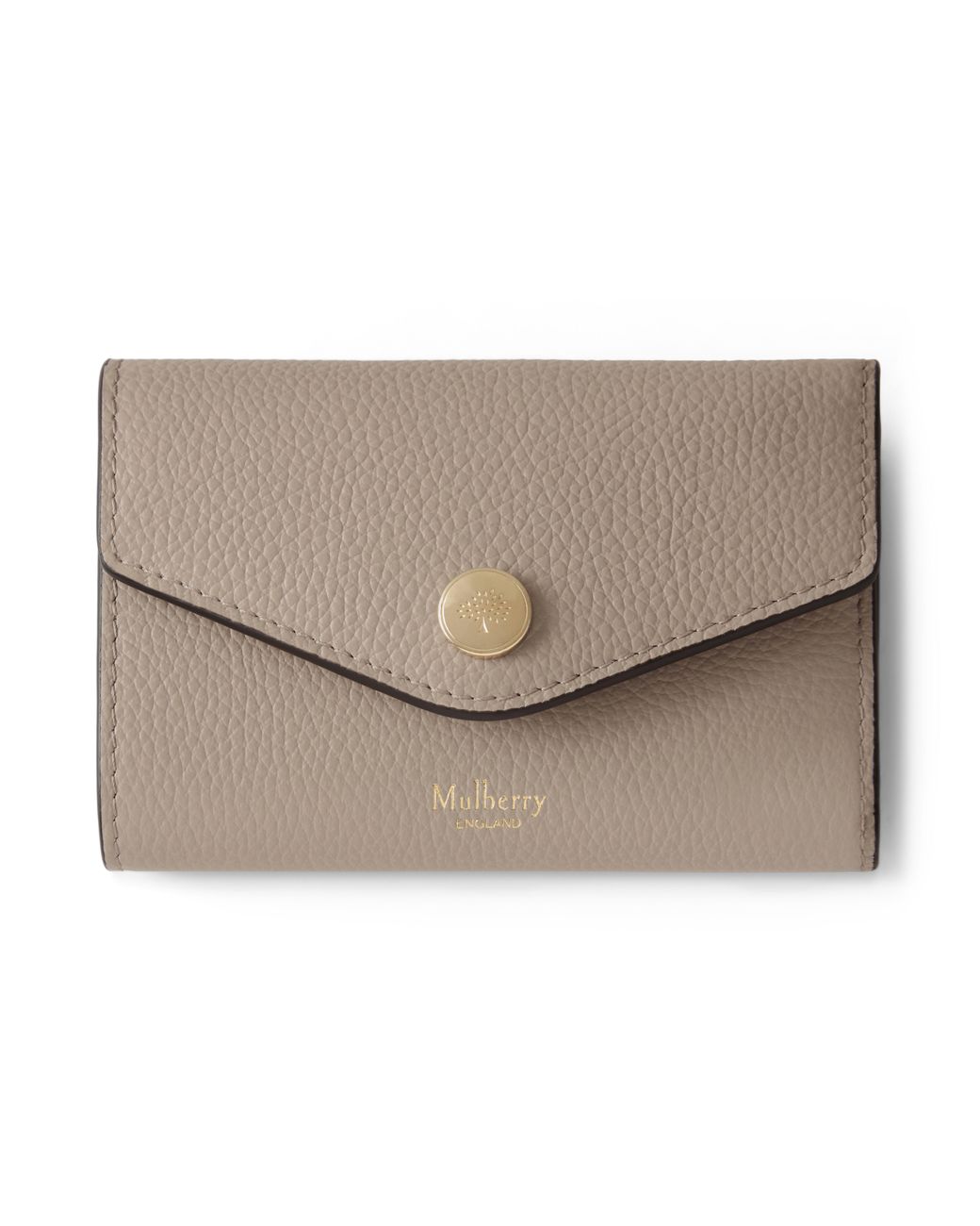 Mulberry Natural Folded Multi-Card Wallet Cashmere Taupe