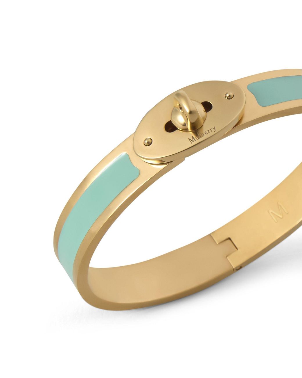 Mulberry Metallic Bayswater Enamel Bracelet Marina