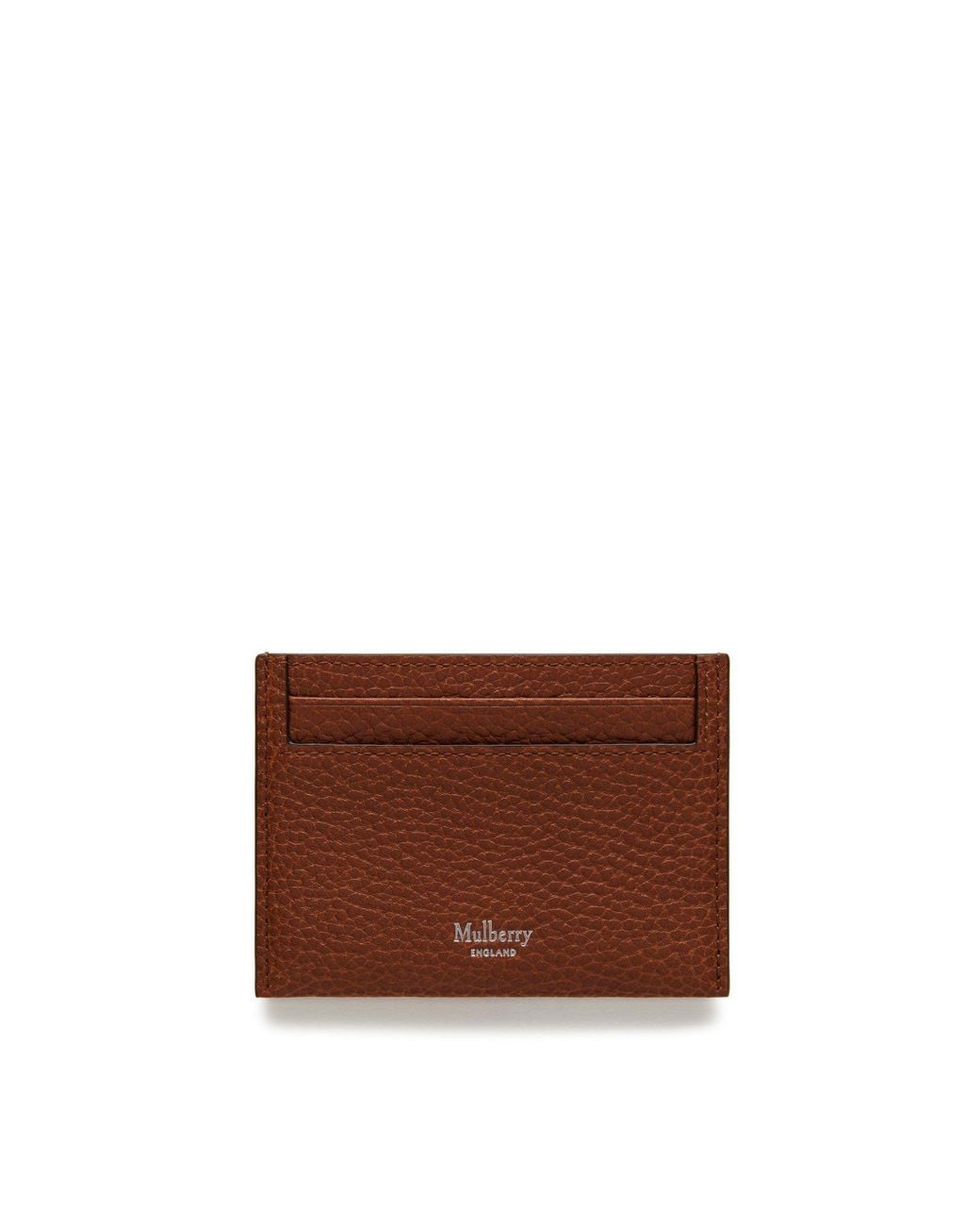 Mulberry Brown Credit Card Slip for men