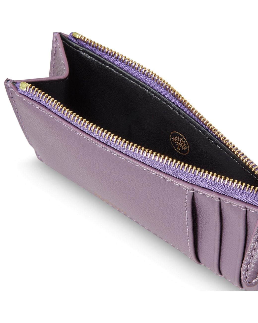 Mulberry Continental Long Zipped Card Holder Dusky Mauve in Purple ...