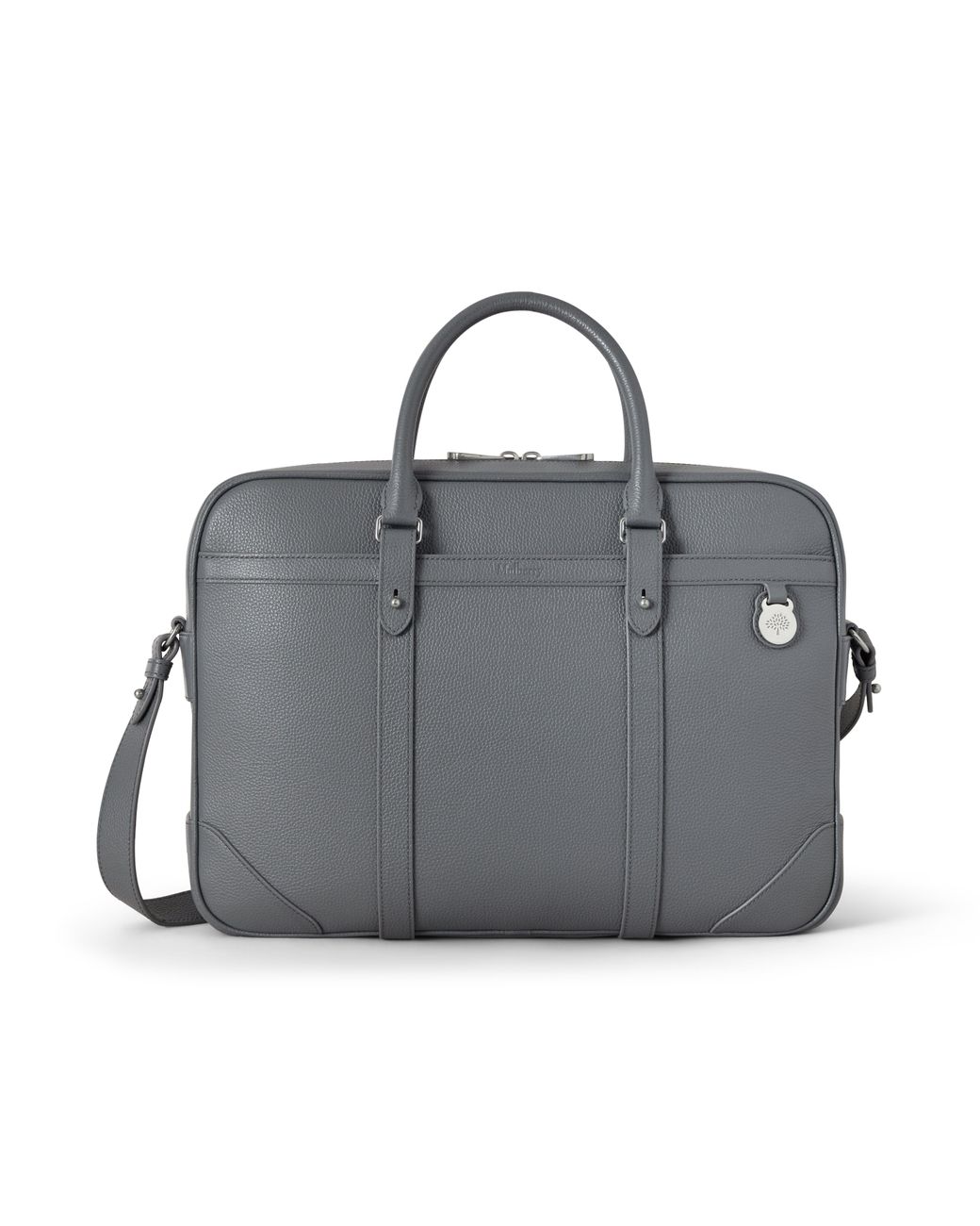 Mulberry Gray Heritage Briefcase Foggy for men