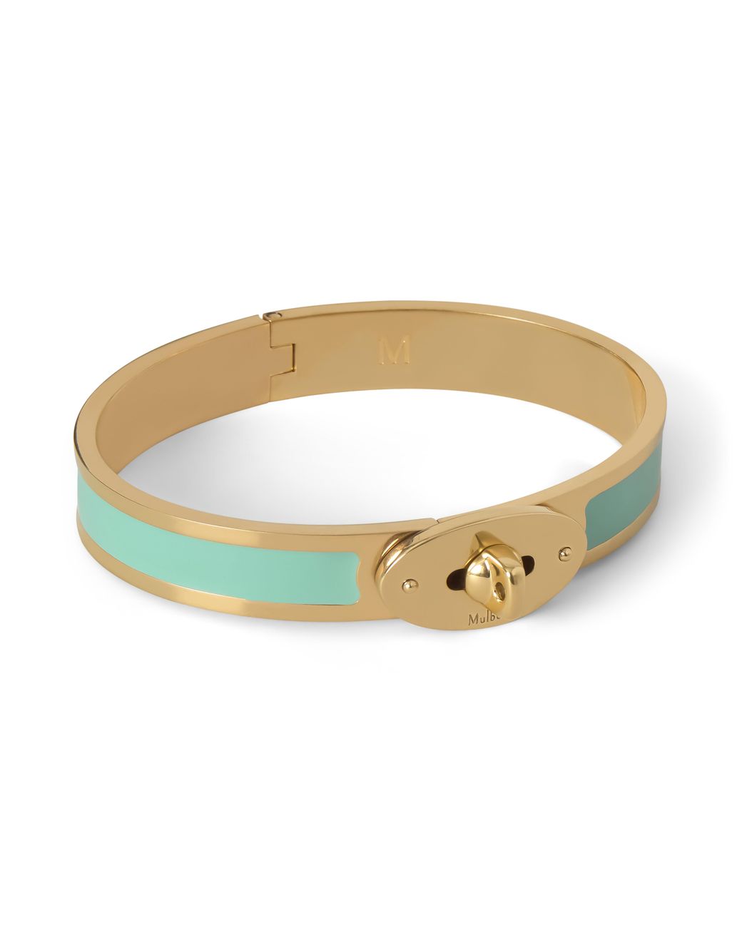 Mulberry Metallic Bayswater Enamel Bracelet Marina