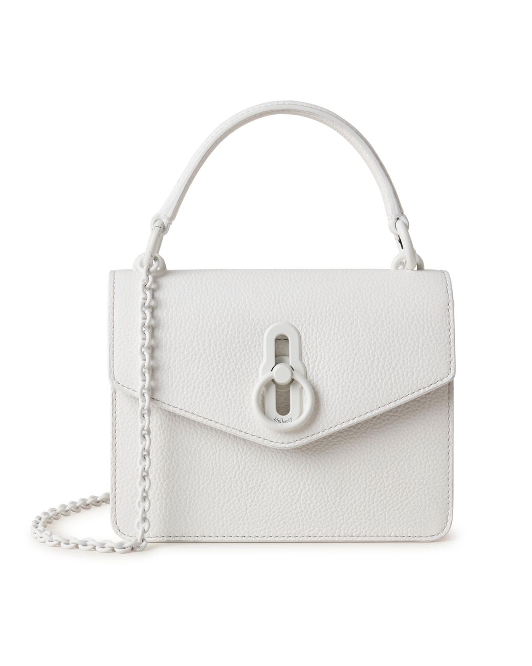 Mulberry Small Amberley Crossbody In White Small Classic Grain Lyst UK