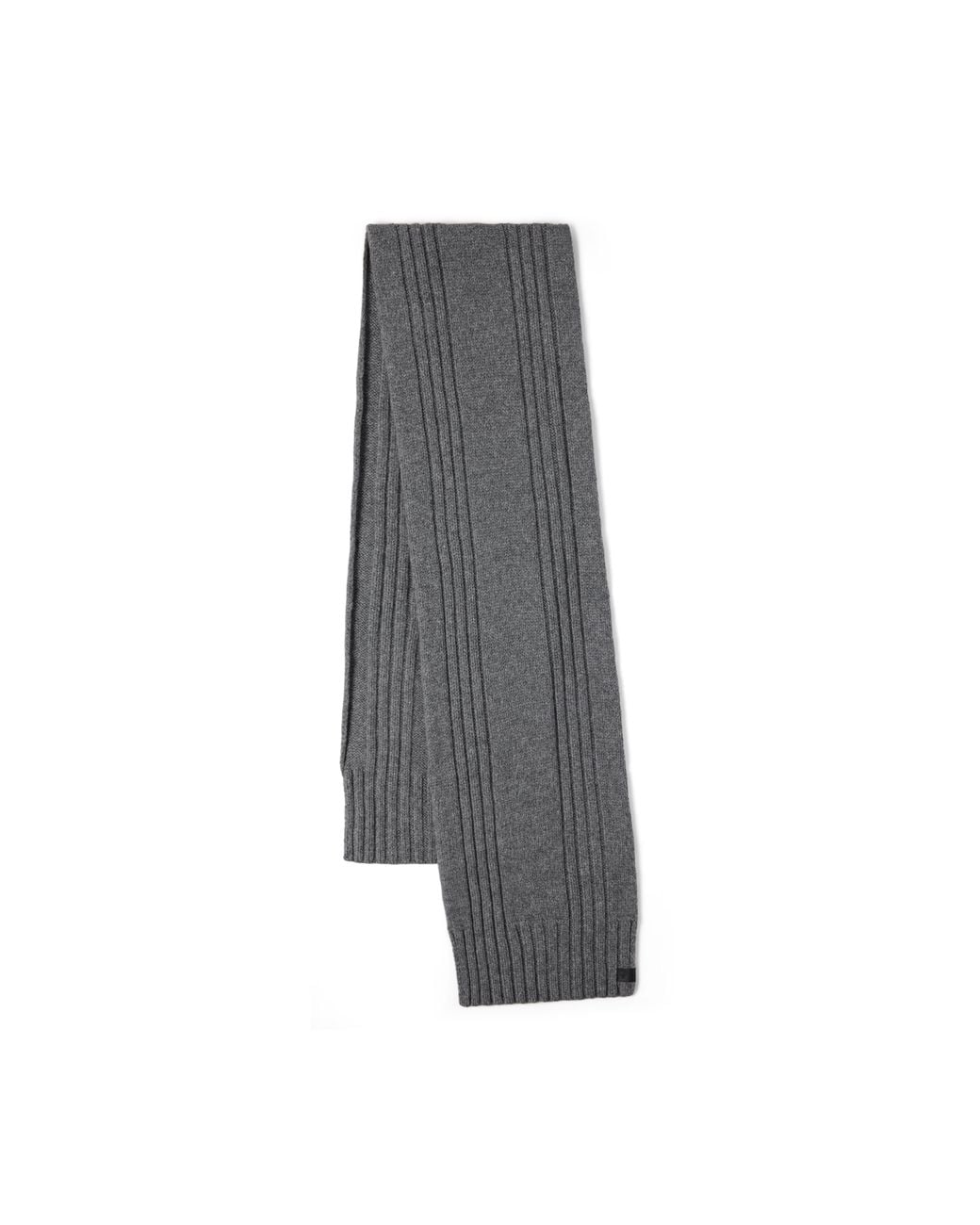 Mulberry Strickschal Mit Rippenmuster in Gray für Herren