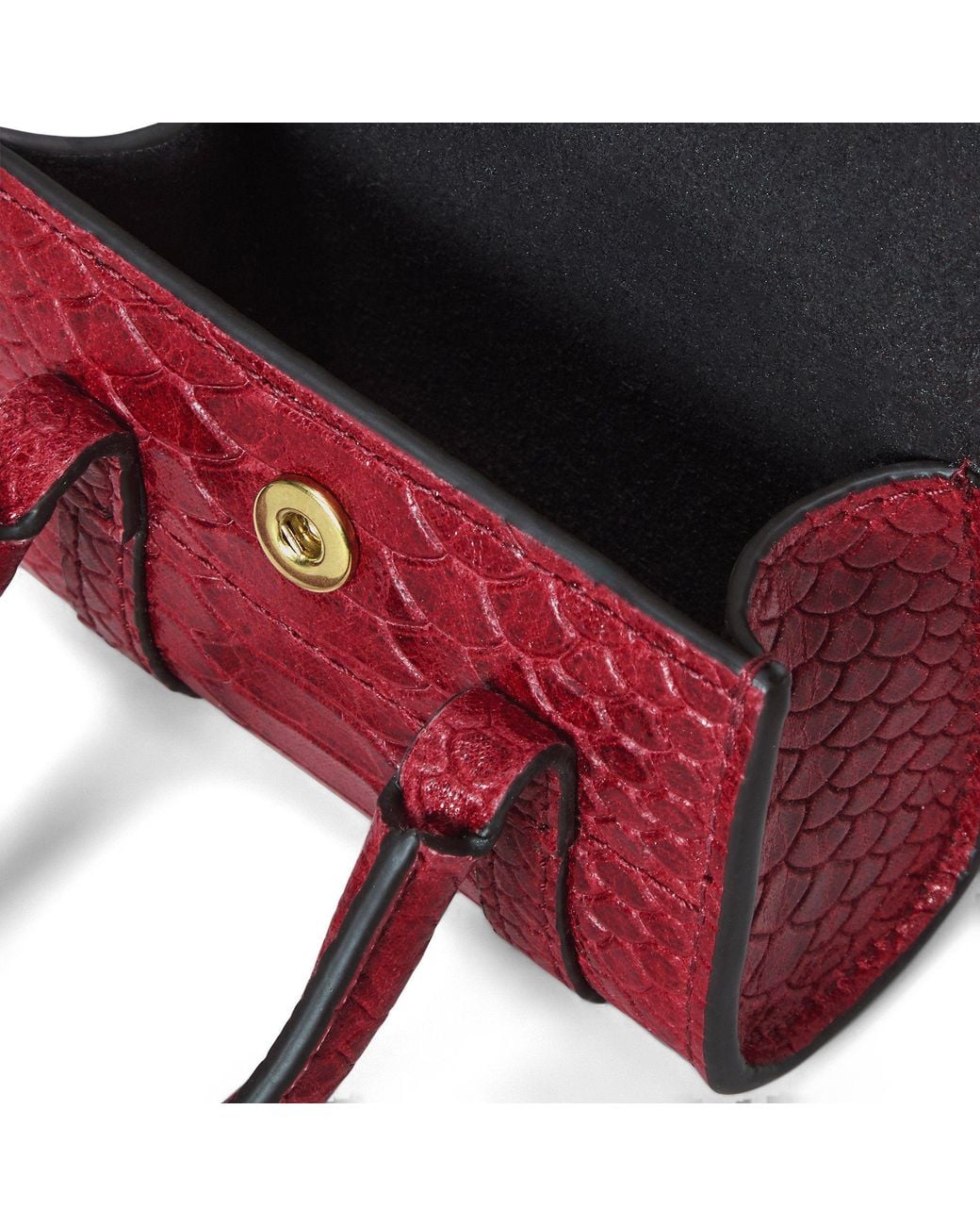 Mulberry Red Mini Bayswater Bag Charm Apple