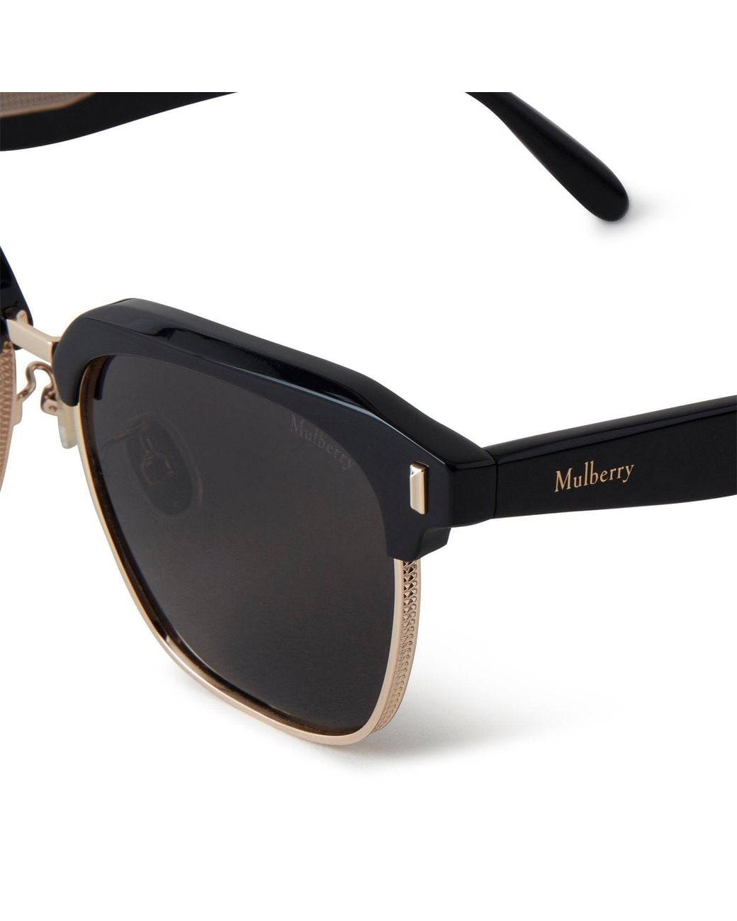 Mulberry Black Rowan Bio Acetate Sunglasses