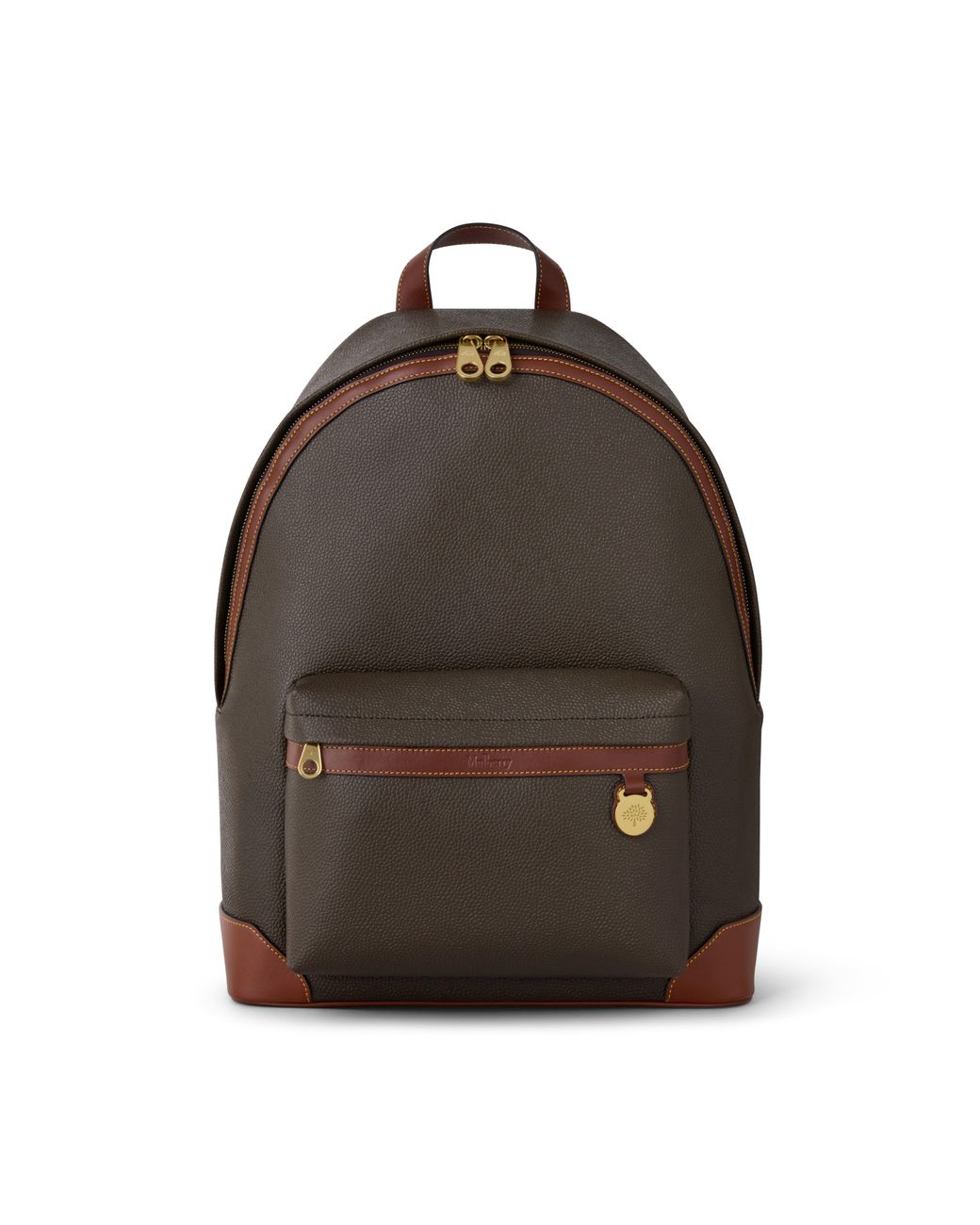 Mulberry Brown Heritage Zipped Backpack Mole-Cognac for men