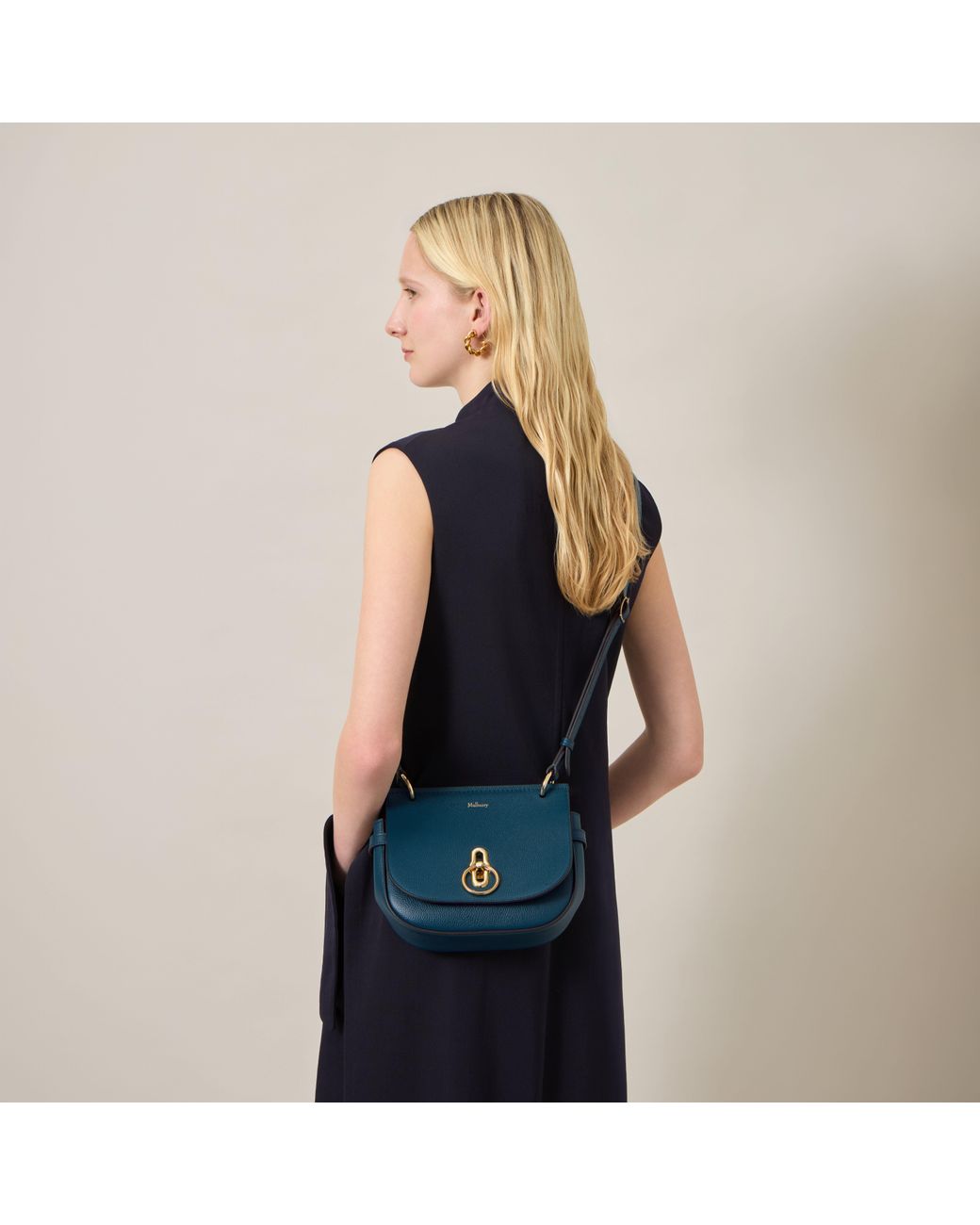 Mulberry Blue Small Amberley Satchel Out Of The