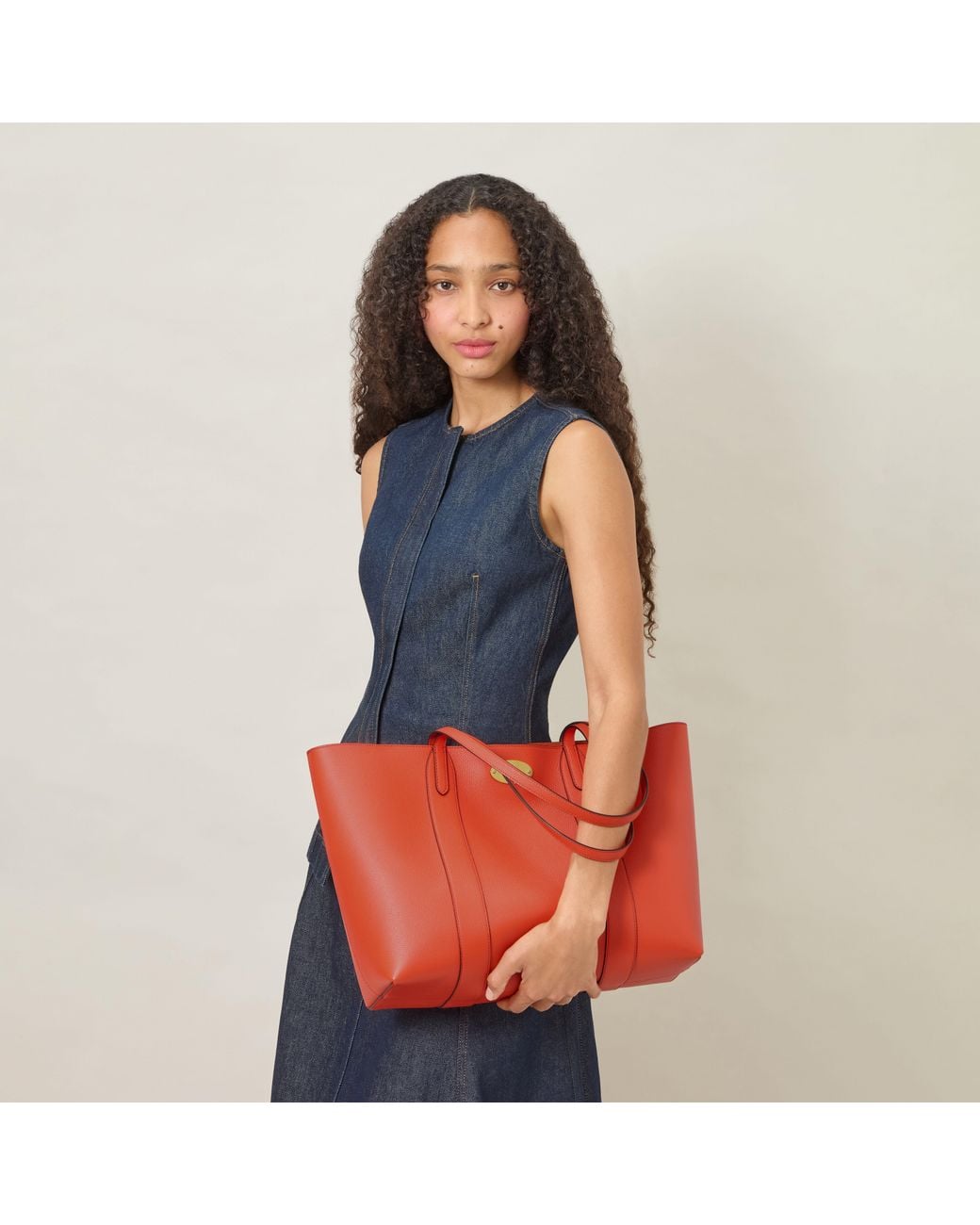 Mulberry Red Bayswater Tote Coral