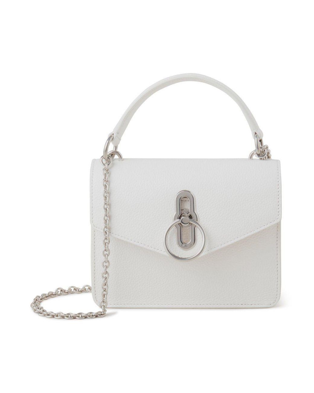 Mulberry White Small Amberley Crossbody