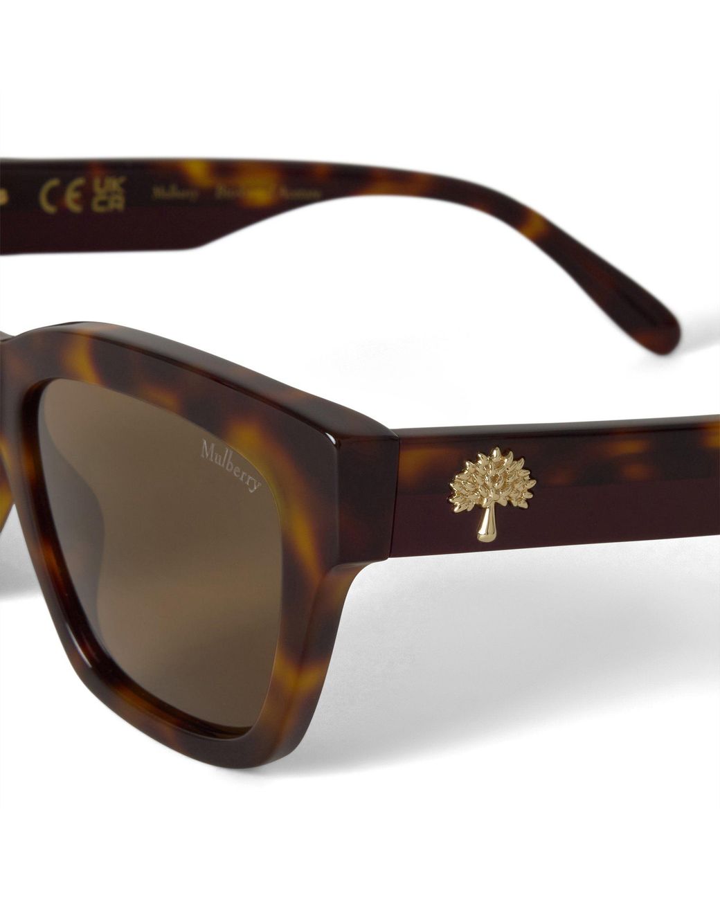 Mulberry Brown Vera Sunglasses Tortoiseshell