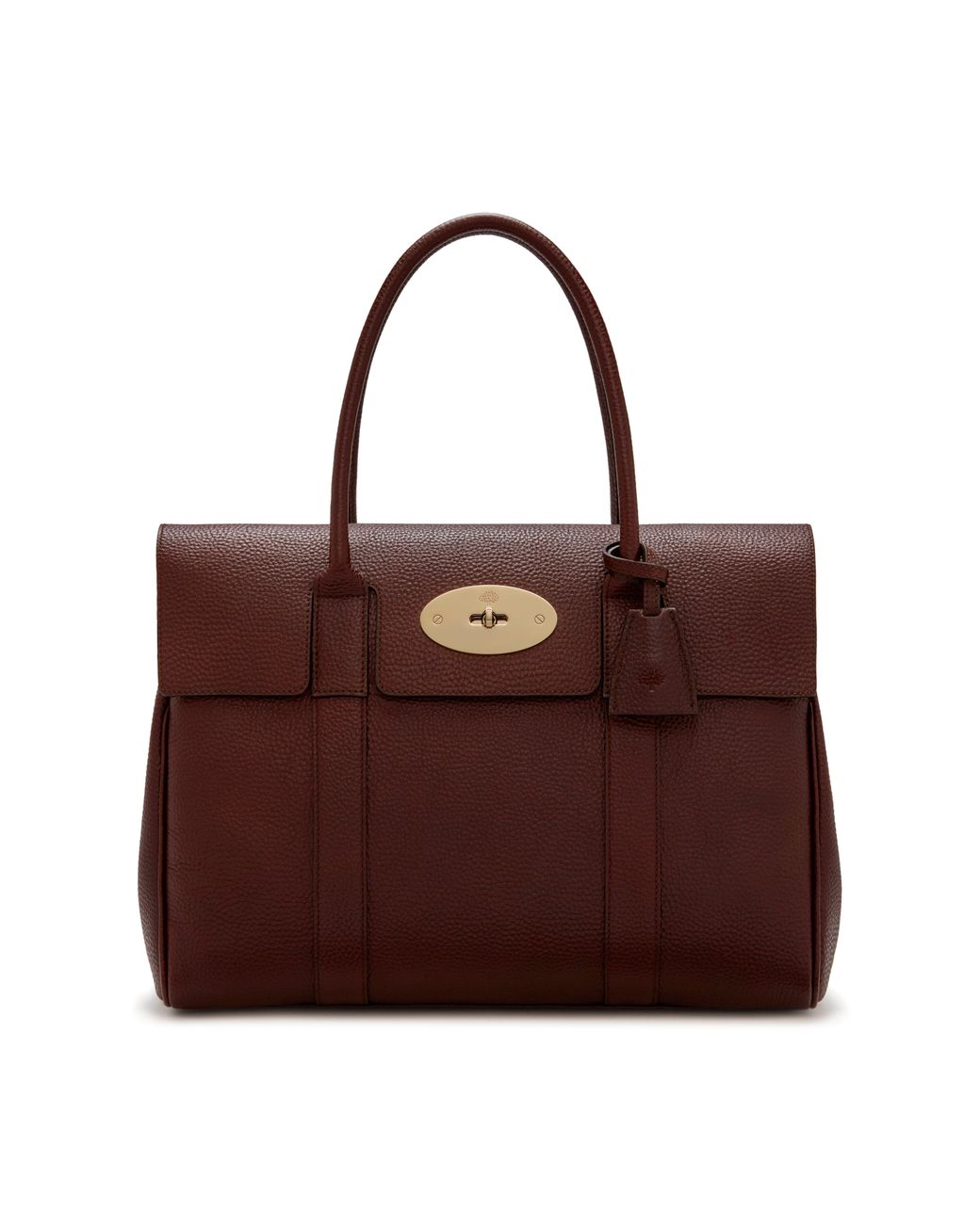 Mulberry Bayswater In Oxblood Natural Grain Leather - Lyst