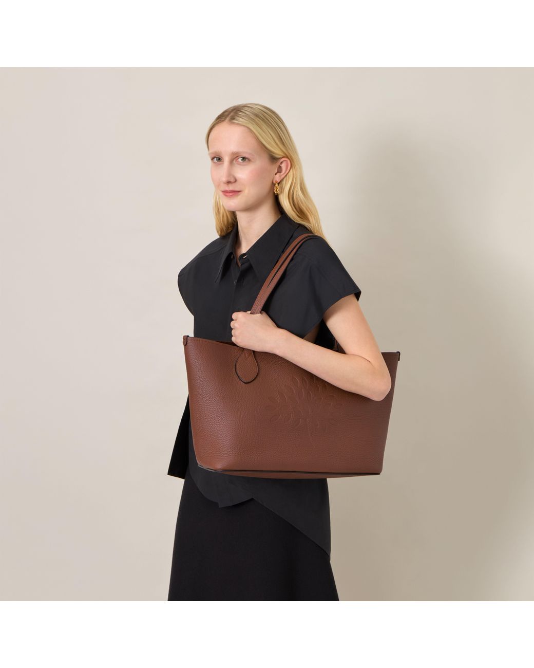 Mulberry Brown Tree Tote Bright Oak
