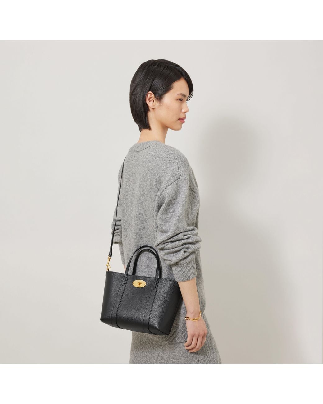 Mulberry Black Mini Bayswater Tote