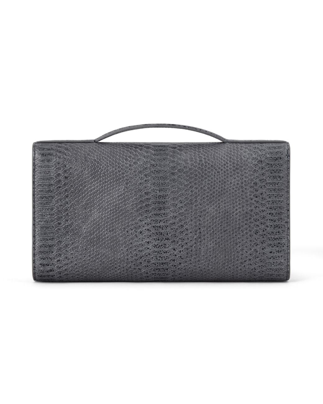Mulberry Gray Lily Clutch Foggy