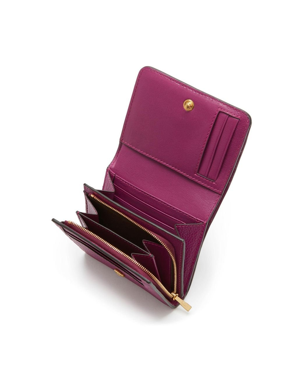 Mulberry Continental Small French Wallet in Purple Lyst