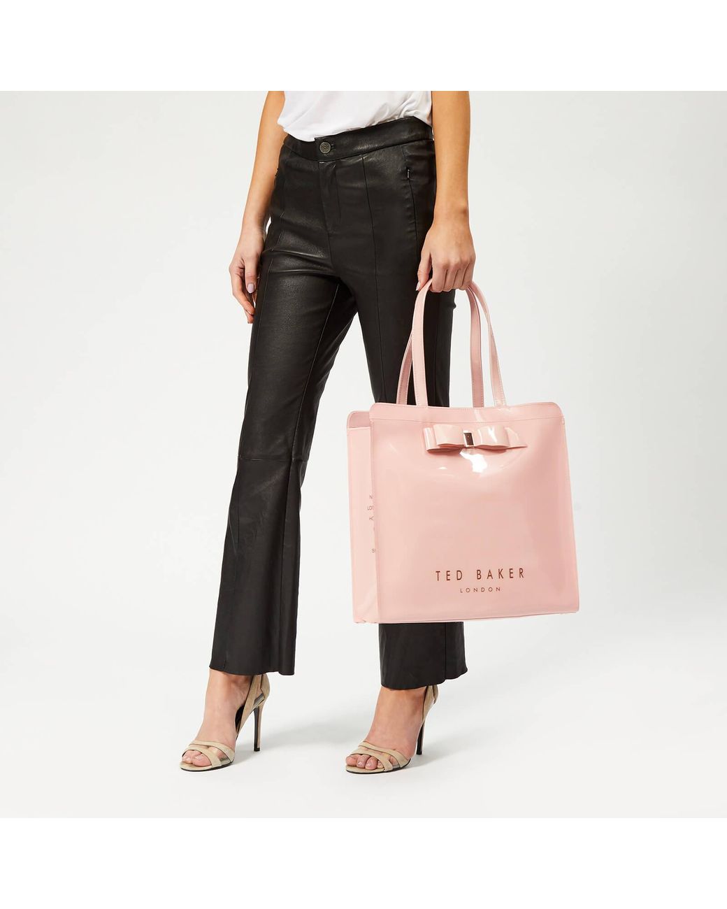 Ted Baker Almacon Bow Detail Large Icon Bag in Pink | Lyst Australia