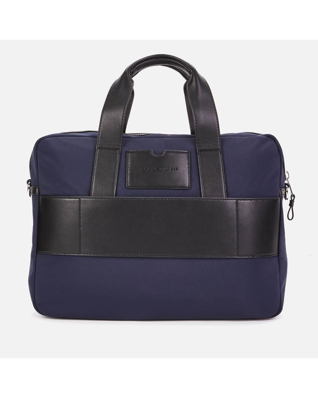 Tommy Hilfiger Elevated Signature Tape Laptop Bag in Blue for Men | Lyst