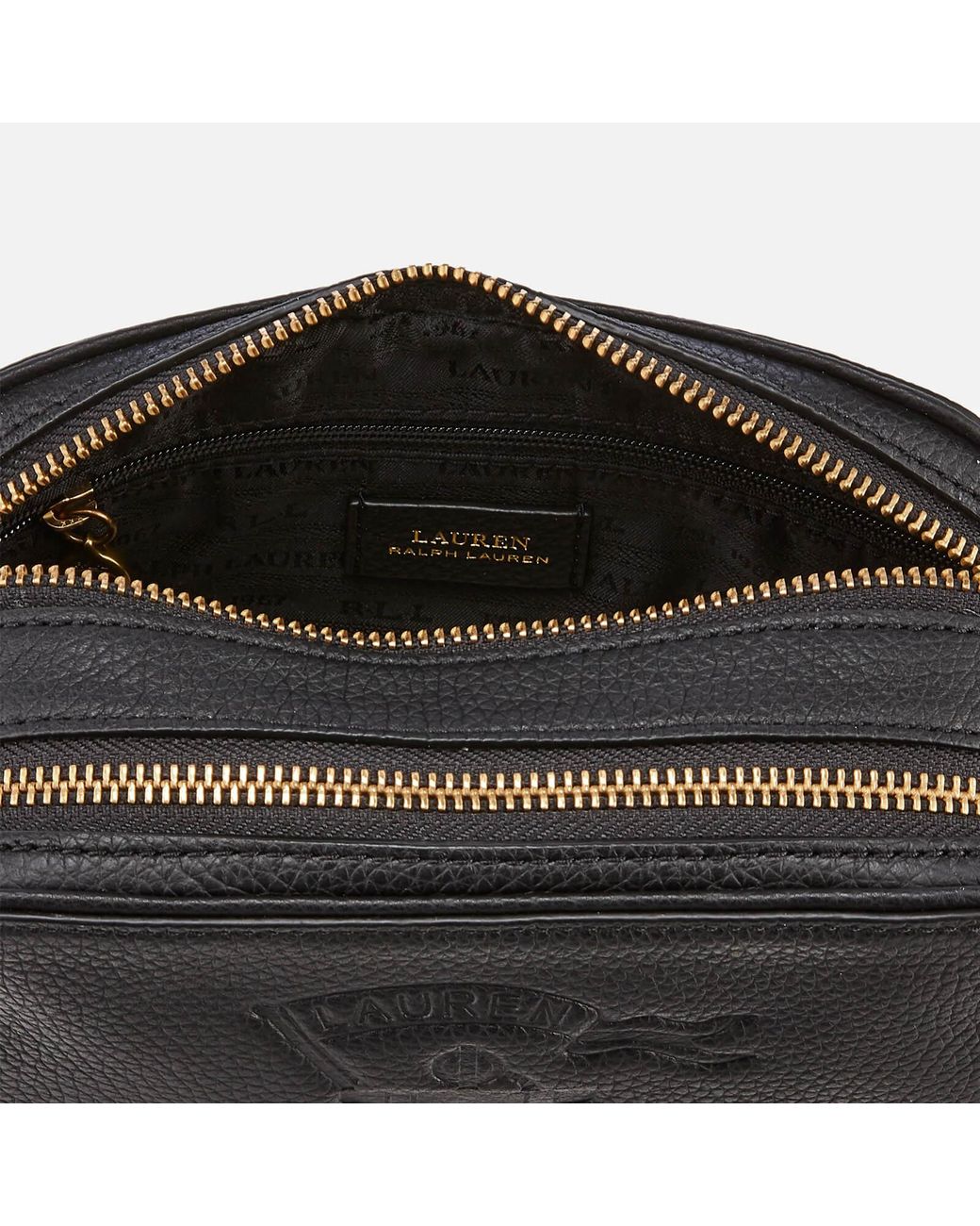 Lauren by Ralph Lauren Huntley Medium Camera Bag in Black | Lyst