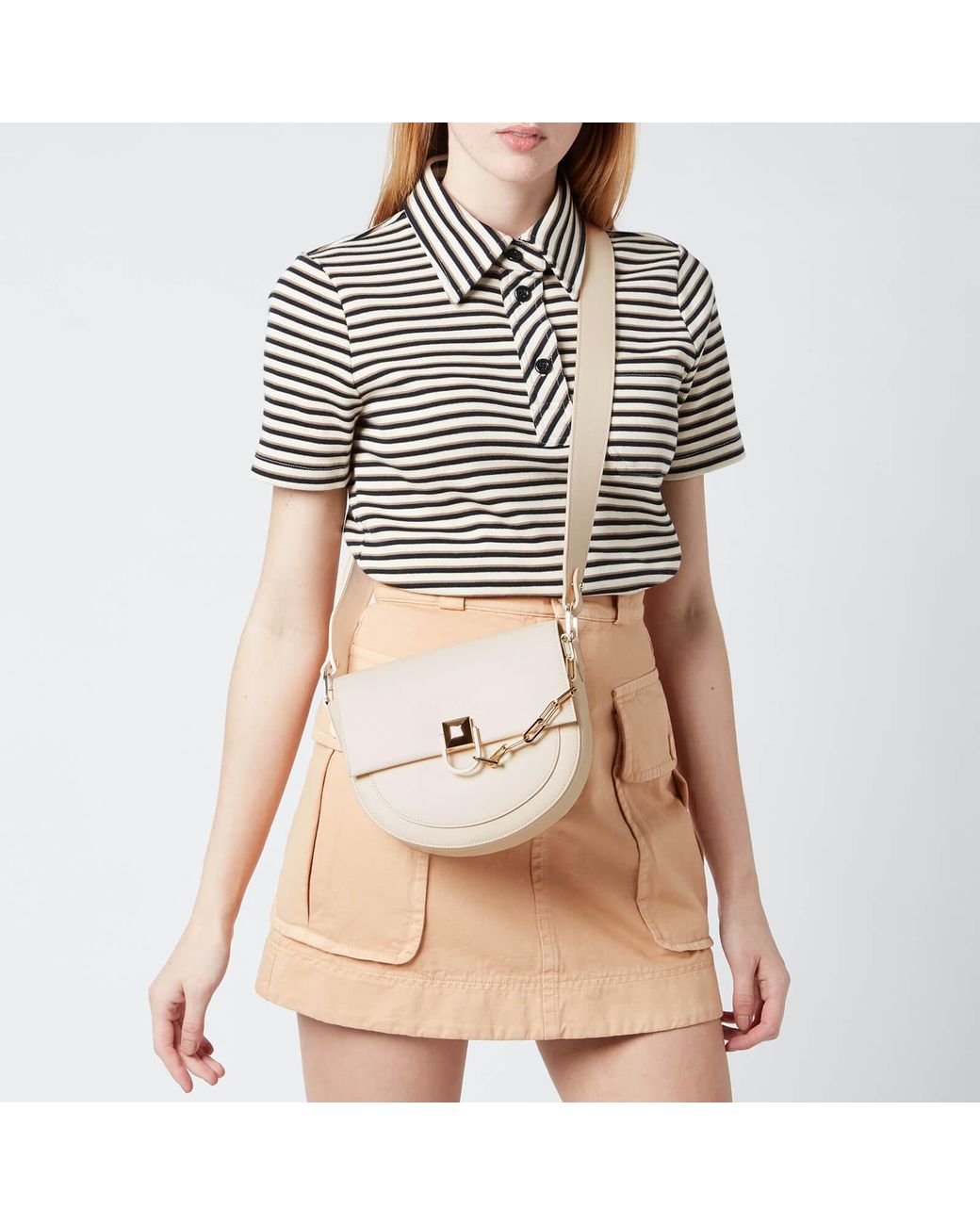 Furla Miss Mimi' Mini Cross Body Bag in Natural | Lyst Canada